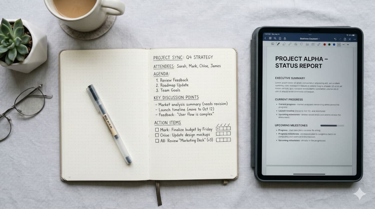 What Makes Meeting Minutes Effective